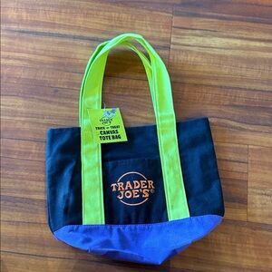 Trader Joe's mini Canvas Tote Bag